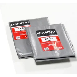 Kestopeite musta/harmaa 5x7 m (35 m²) 200 g/m²*Meltex Hot
