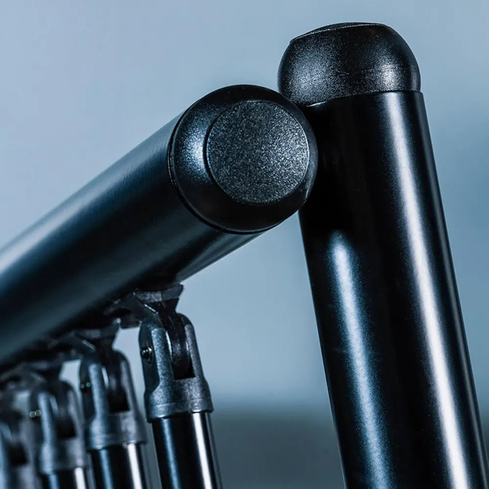 Kierreportaat Euro Design Ø1200-1600 mm musta/pyökki*Byggera Online