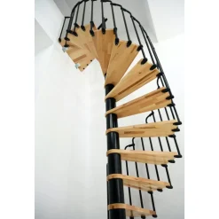 New Kierreportaat Paris Ø1400 mm pyökki musta Portaat