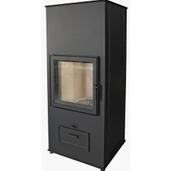 Kiertoilmatakka Keitele 14,5kW 143x61x52 cm satiinimusta*Pisla Online