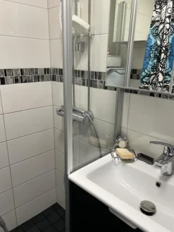 Kiinteä suihkuseinä POLE kirkas/savu lasi eri kokoja*Tammiholma Clearance