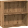 Kirjahylly artesaani tammi 80x30x77 cm tekninen puu (57930)*FinePRICE Clearance