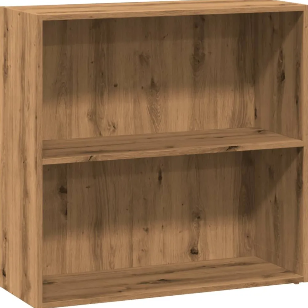 Kirjahylly artesaani tammi 80x30x77 cm tekninen puu (57930)*FinePRICE Clearance