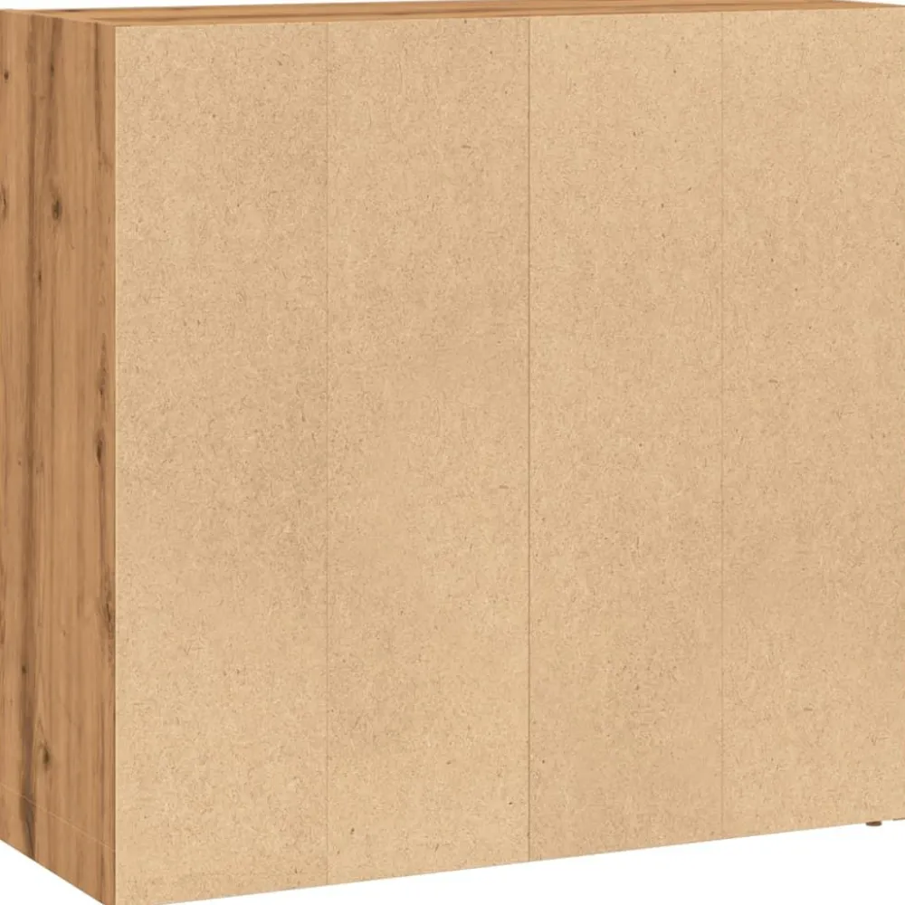Kirjahylly artesaani tammi 80x30x77 cm tekninen puu (57930)*FinePRICE Clearance