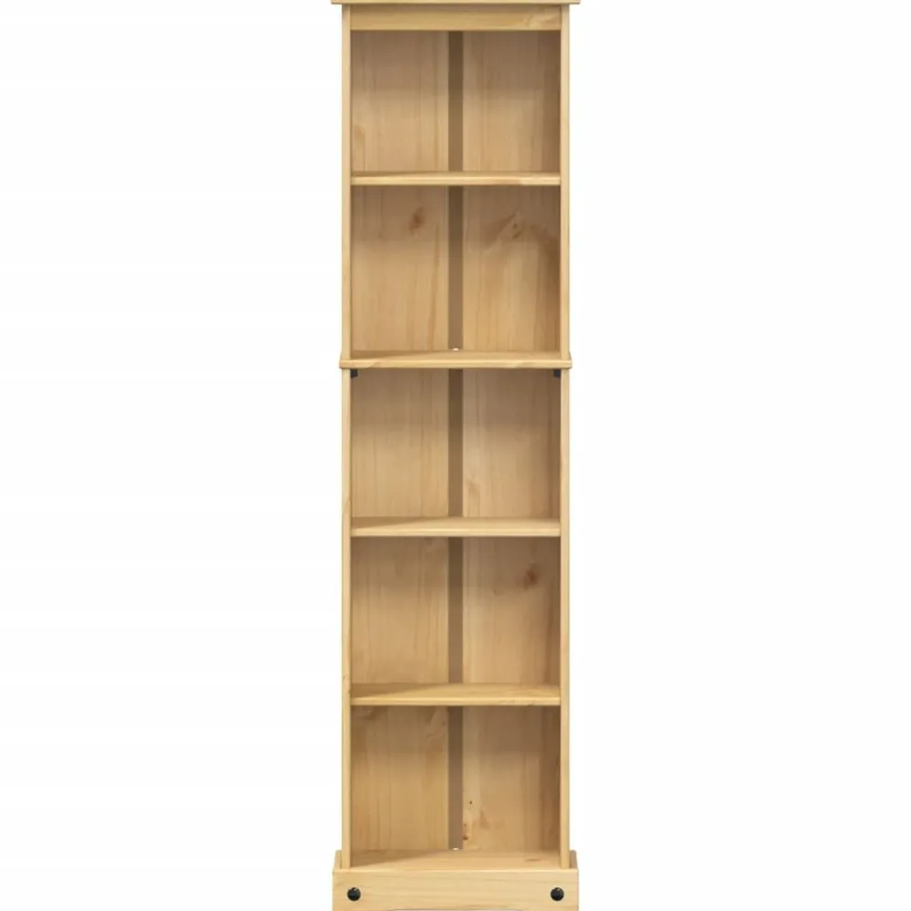 Best Kirjahylly Corona 46x20x170 cm täysi mänty (02779) Hyllyt|Kirjahyllyt