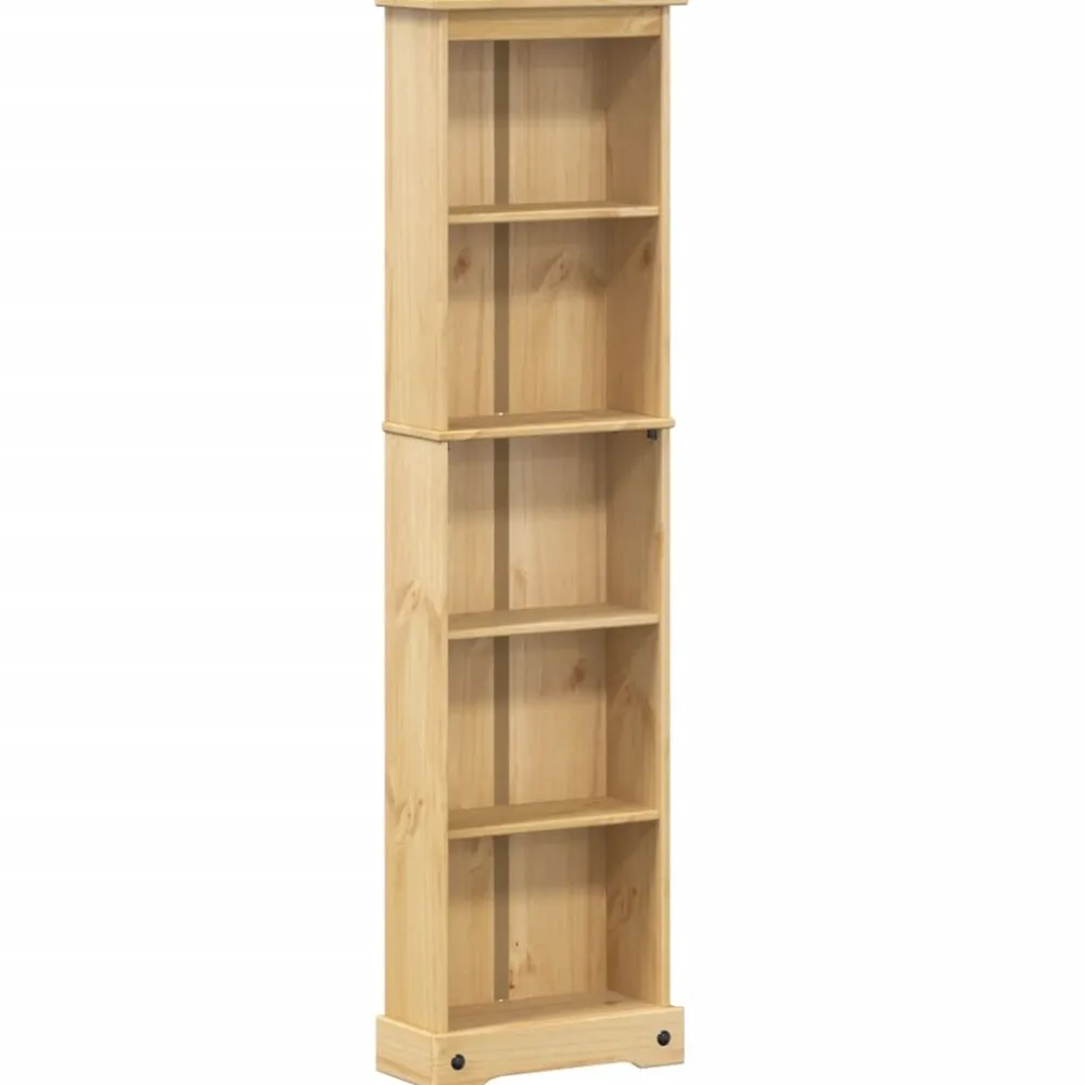 Best Kirjahylly Corona 46x20x170 cm täysi mänty (02779) Hyllyt|Kirjahyllyt