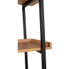 Kirjahylly Sakai, 80x35x185cm, ruskea/musta*House Nordic Best