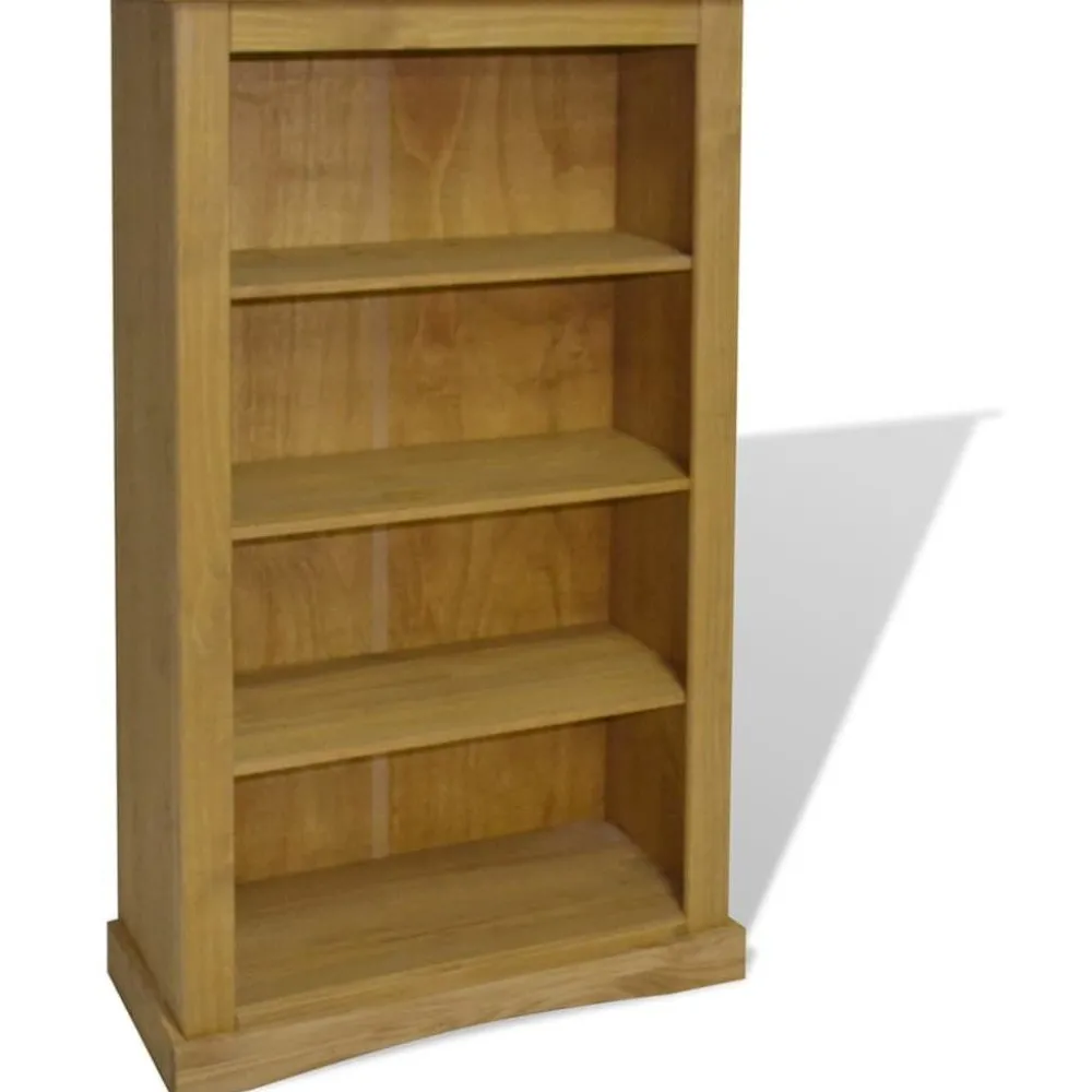 Clearance Kirjahylly 4 tasoa meksikon mänty corona-sarja 81x29x150cm Hyllyt|Kirjahyllyt