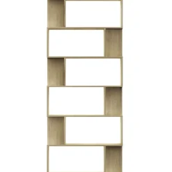 Clearance Kirjahylly/tilanjakaja sonoma tammi 80x24x192 cm lastulevy Hyllyt|Kirjahyllyt