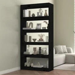 Kirjahylly/tilanjakaja 80x30x71,5-199,5cm, mänty, erikokoja ja värejä*FinePRICE Hot