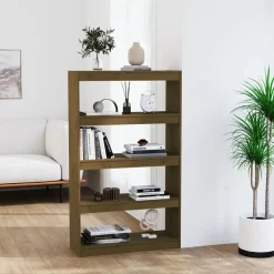 Kirjahylly/tilanjakaja 80x30x71,5-199,5cm, mänty, erikokoja ja värejä*FinePRICE Hot