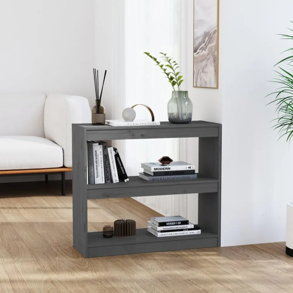 Kirjahylly/tilanjakaja 80x30x71,5-199,5cm, mänty, erikokoja ja värejä*FinePRICE Hot