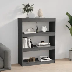 Kirjahylly/tilanjakaja 80x30x71,5-199,5cm, mänty, erikokoja ja värejä*FinePRICE Hot