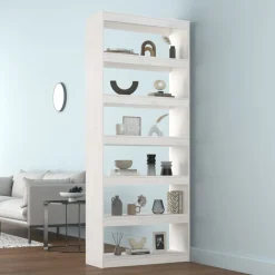Kirjahylly/tilanjakaja 80x30x71,5-199,5cm, mänty, erikokoja ja värejä*FinePRICE Hot