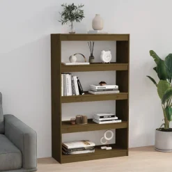 Kirjahylly/tilanjakaja 80x30x71,5-199,5cm, mänty, erikokoja ja värejä*FinePRICE Hot