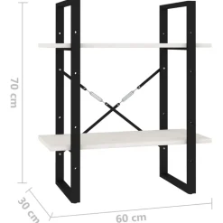 Kirjahylly 60x30x70-140cm, eri kokoja/materiaaleja ja värejä*FinePRICE Outlet