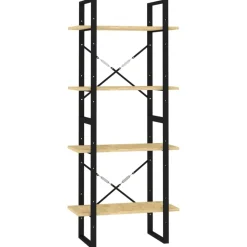 Kirjahylly 60x30x70-140cm, eri kokoja/materiaaleja ja värejä*FinePRICE Outlet