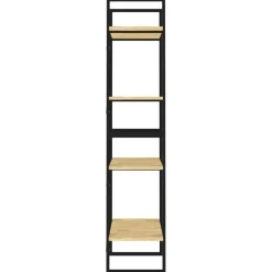 Kirjahylly 60x30x70-140cm, eri kokoja/materiaaleja ja värejä*FinePRICE Outlet