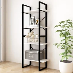 Kirjahylly 60x30x70-140cm, eri kokoja/materiaaleja ja värejä*FinePRICE Outlet