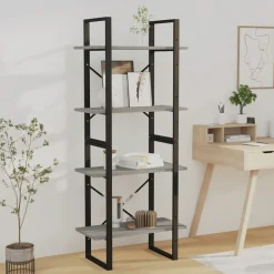 Kirjahylly 60x30x70-140cm, eri kokoja/materiaaleja ja värejä*FinePRICE Outlet
