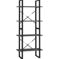 Kirjahylly 60x30x70-140cm, eri kokoja/materiaaleja ja värejä*FinePRICE Outlet