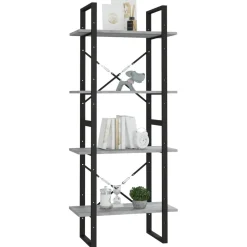 Kirjahylly 60x30x70-140cm, eri kokoja/materiaaleja ja värejä*FinePRICE Outlet