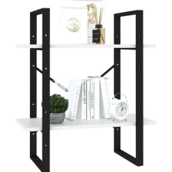 Kirjahylly 60x30x70-140cm, eri kokoja/materiaaleja ja värejä*FinePRICE Outlet