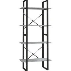 Kirjahylly 60x30x70-140cm, eri kokoja/materiaaleja ja värejä*FinePRICE Outlet