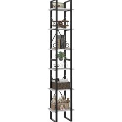 New Kirjahylly 40x30x105-210cm, eri materiaaleja/kokoja ja värejä Kirjahyllyt