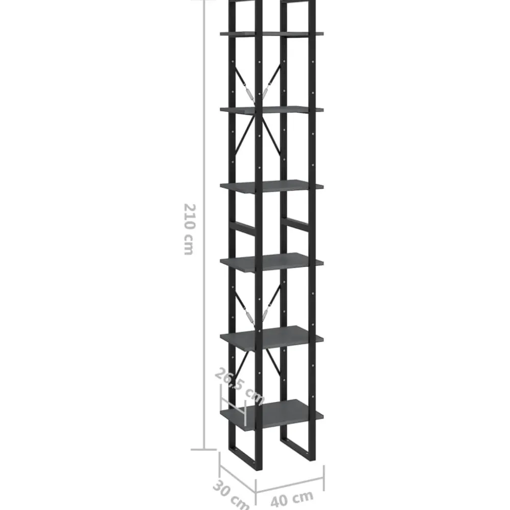 New Kirjahylly 40x30x105-210cm, eri materiaaleja/kokoja ja värejä Kirjahyllyt