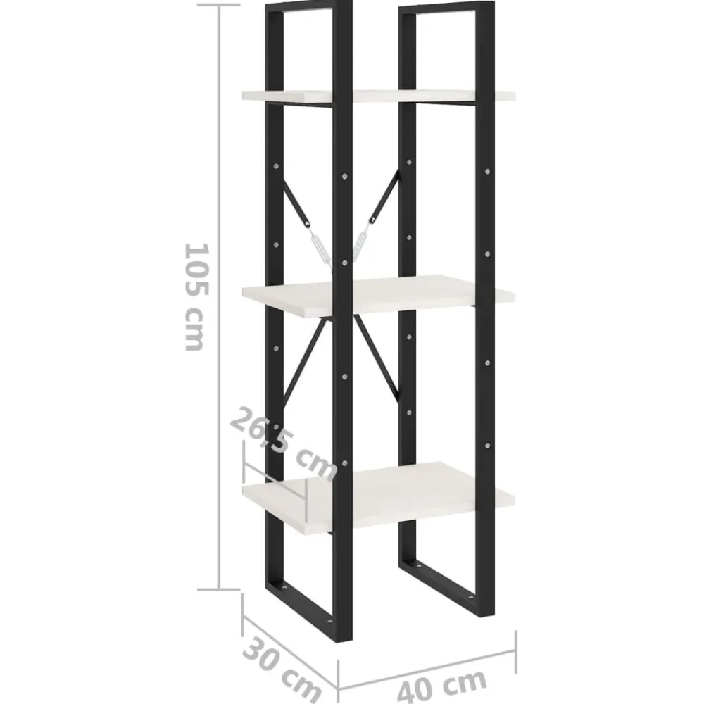 New Kirjahylly 40x30x105-210cm, eri materiaaleja/kokoja ja värejä Kirjahyllyt