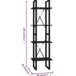 Sale Kirjahylly 40x30x70-140cm, eri materiaaleja/kokoja ja värejä Hyllyt|Kirjahyllyt