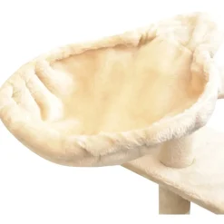 Clearance Kissan raapimispuu, sisal-pylväillä, 1 pesällä, 150cm, beige Lemmikkitarvikkeet