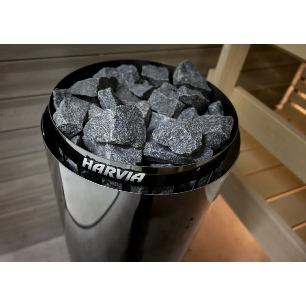 Kiukaan suojaseinä Cilindro PC70/PC90 Black Steel*Harvia Online