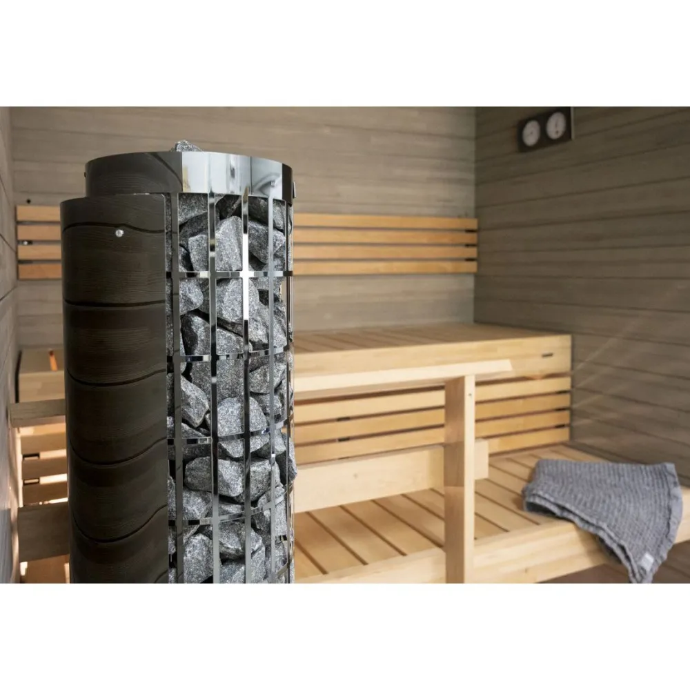 Kiukaan suojaseinä Cilindro PC70/PC90 Black Steel*Harvia Online