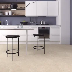 Kivikomposiittivinyylilaatta Lyylikin luoto, integroitu askeläänieriste*DomusFlooring Online