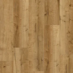 Kivikomposiittivinyylilankku Väinämöisen venepuu, integroitu askeläänieriste*DomusFlooring Outlet