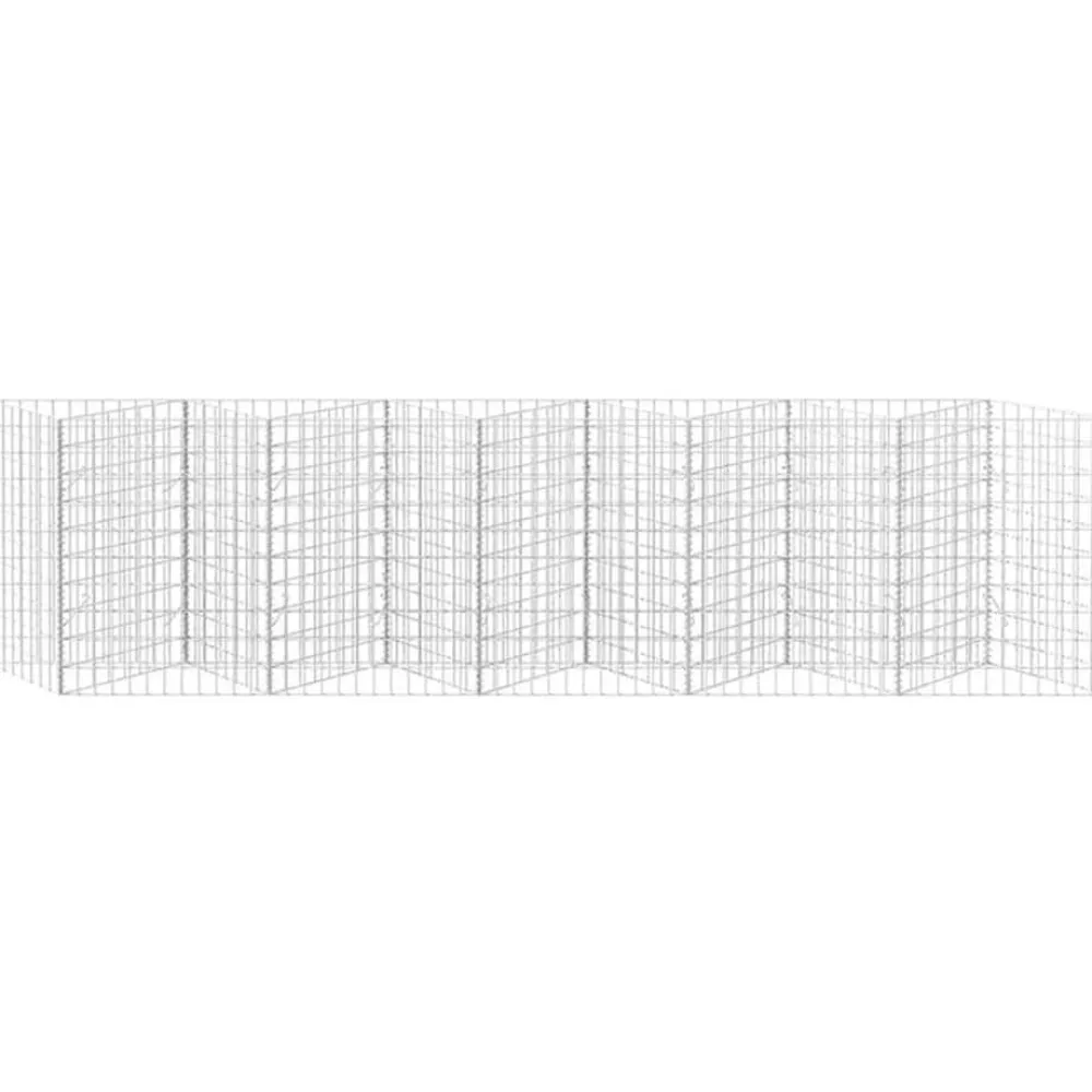 Kivikori galvanoitu teräs 300x30x100cm*FinePRICE Hot
