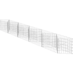 Discount Kivikori galvanoitu teräs 300x30x50cm Muurikivet