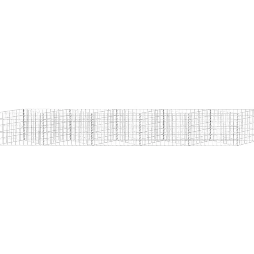 Discount Kivikori galvanoitu teräs 300x30x50cm Muurikivet
