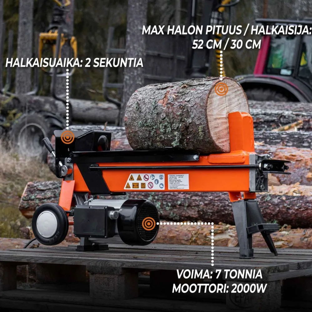 Clearance Klapikone 7T V2, 52cm, 7 tonnia Klapikoneet
