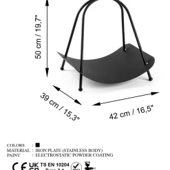 Klapiteline GED-017, musta*Linento Furniture Outlet