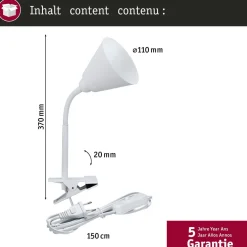Sale Klipsivalaisin Vitis, E14, eri värejä Nipistinvalaisimet