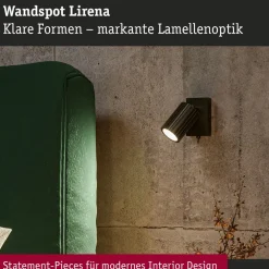 Kohdevalaisin Lirena GU10 max. 10W metalli, mattamusta*Paulmann Outlet