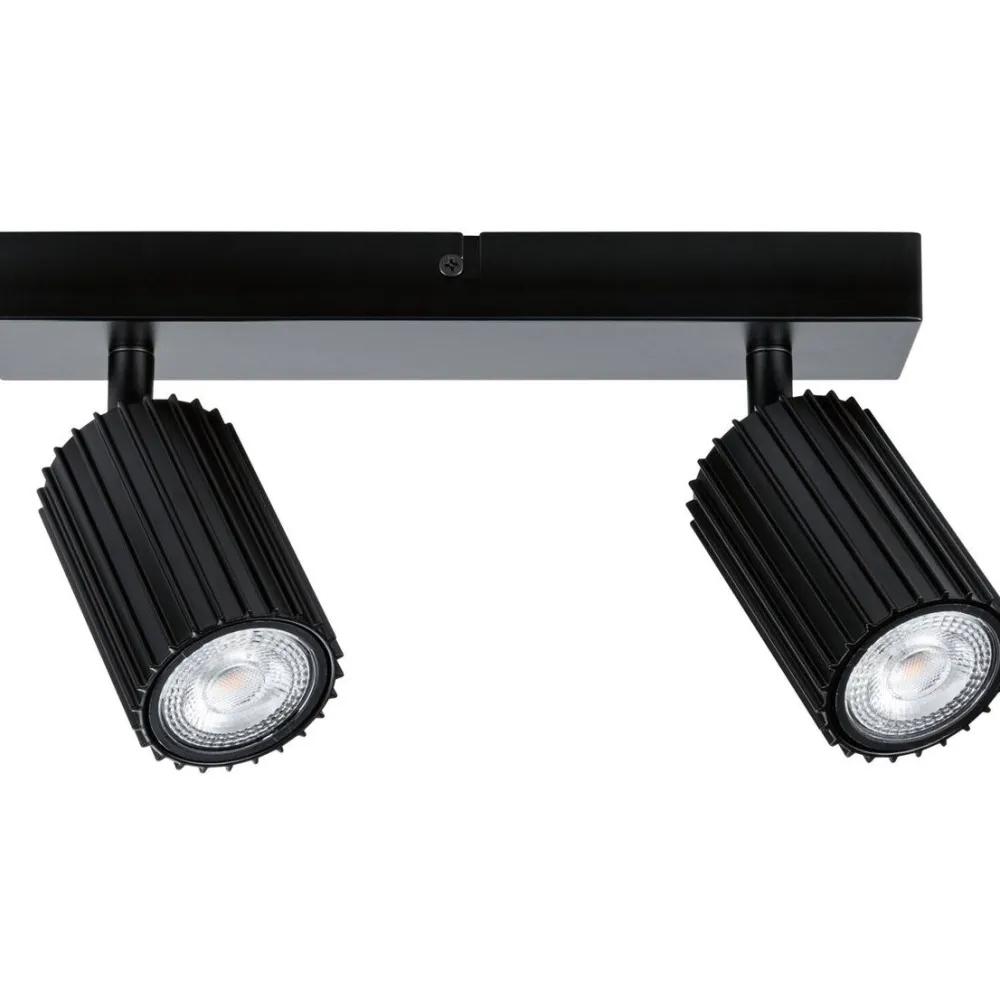 Discount Kohdevalaisin Lirena 2-osainen GU10 max. 2x10W metalli, mattamusta Kohdevalaisimet