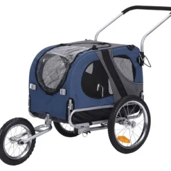 Koirakärry 2-in-1, sininen Kulkuneuvot