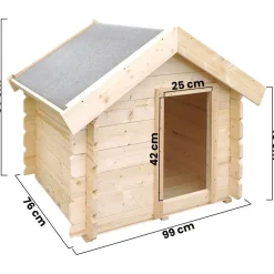 Koirankoppi M401, 80x99x76cm*Timbela Best