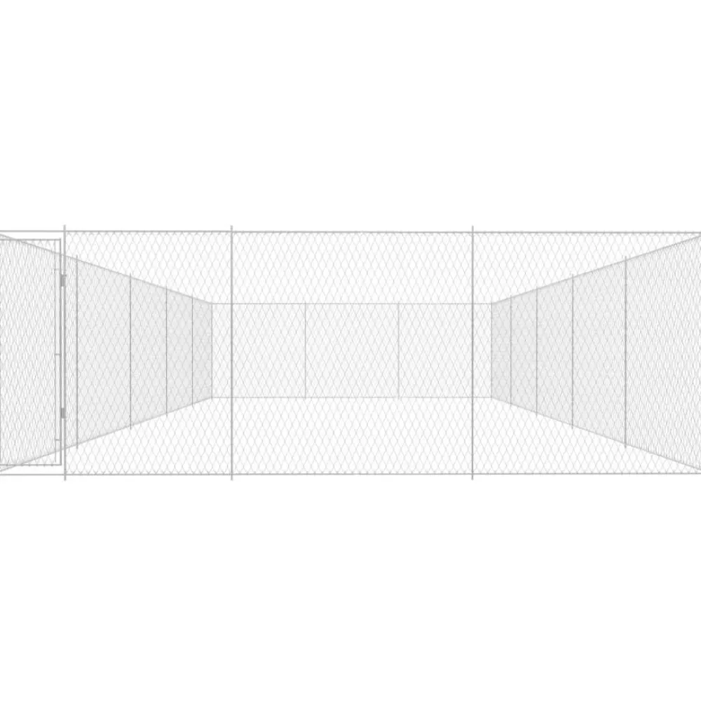 Koiratarha, galvanoitu teräs, 950x570x185cm*FinePRICE Discount