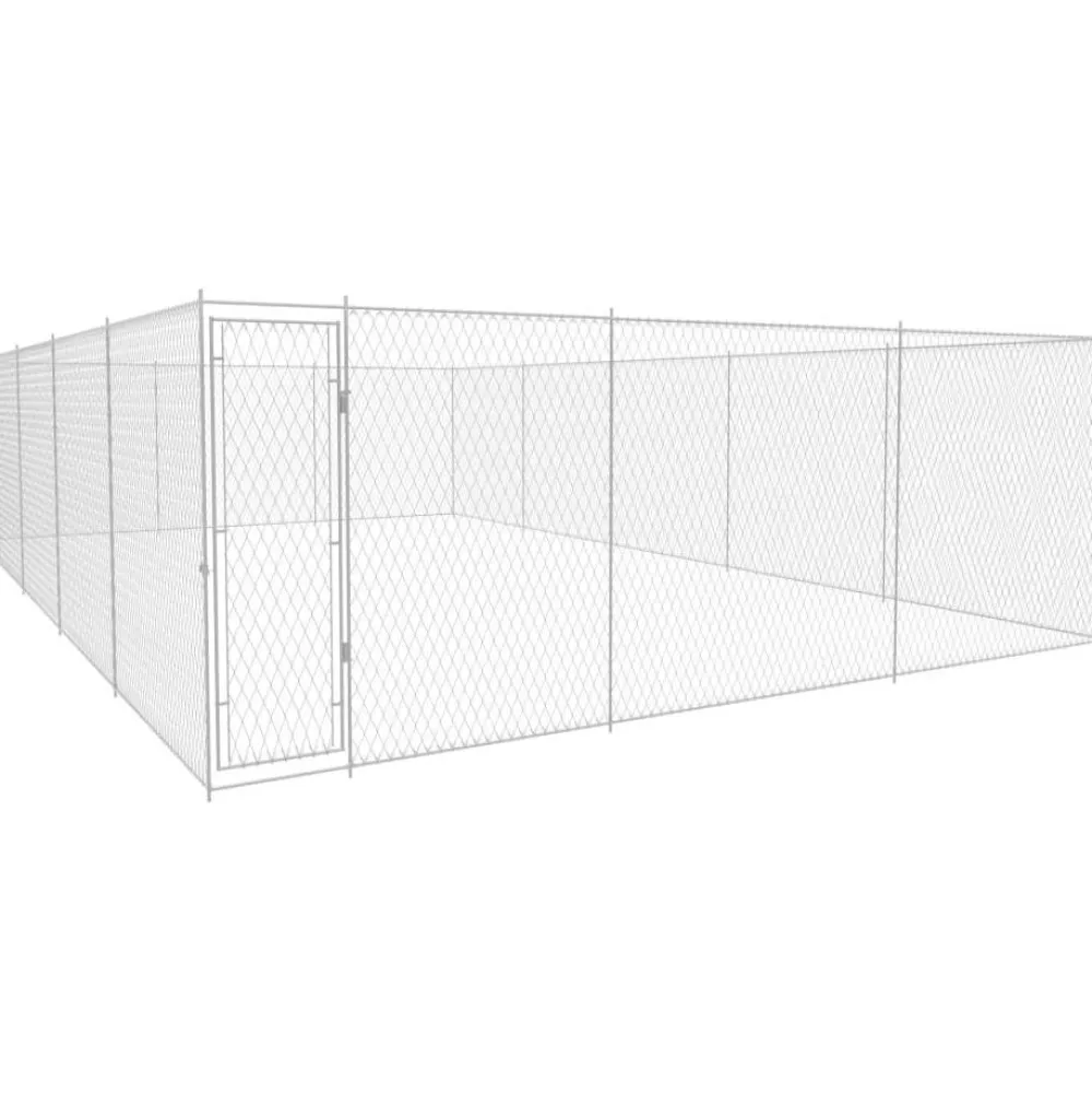 Koiratarha, galvanoitu teräs, 950x570x185cm*FinePRICE Discount