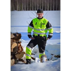 Kokohaalari 60381 huomioväri vettähylkivä keltainen/musta*Dimex New